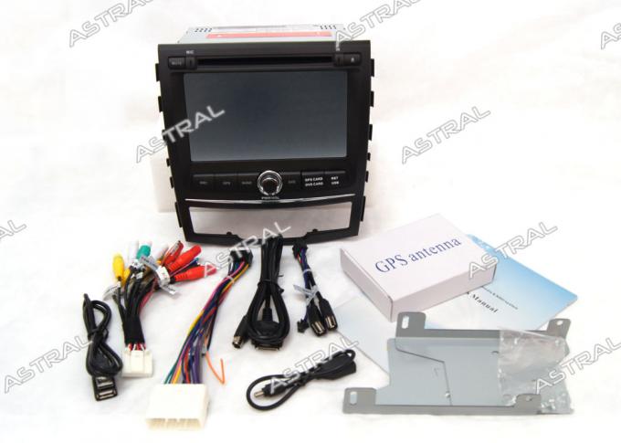 Reprodutor de DVD 3G WIFI SWC BT do andróide do sistema de navegação de GPS do carro de Ssangyong Korando