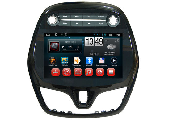 China Os jogadores de Dvd do carro do andróide acendem a ROM do núcleo 16G do quadrilátero da navegação de Chevrolet GPS fornecedor
