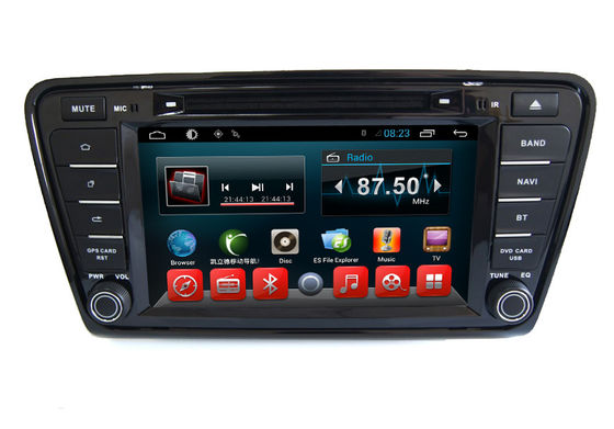 China Carro do sistema de navegação Skoda da VW GPS do jogador de Dvd MP3 MP4 do carro do andróide Octavia A7 fornecedor