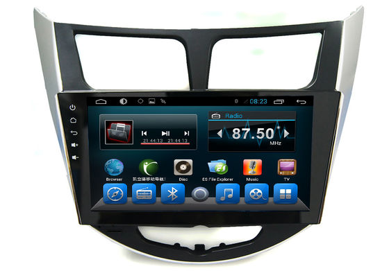 China Carro de rádio de Solaris do acento de Verna da navegação do sistema GPS do ruído do andróide 2 jogador audio video do auto fornecedor