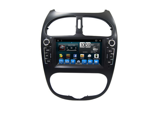 China Sistema de navegação dos Gps do receptor de rádio de FM AM do carro de Android para Peugeot 206 fornecedor
