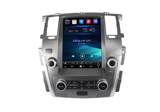 China Sistema de navegação de Nissan Patrol GPS com a tela de exposição de um Tesla de 12,1 polegadas/Bluetooth fornecedor