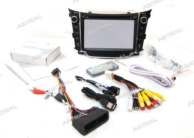 Rádio livre GPS da auto mão da tevê GPS Bluetooth do reprodutor de DVD I30 de HYUNDAI da navegação para carros