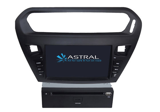Controle do volante da tevê ISDB-T DVB-T NTSC BT do apoio de Elysee do reprodutor de DVD de Citroen dos meios de GPS fornecedor