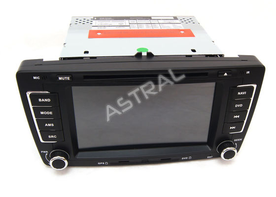 Sistema de navegação duplo de GPS do carro da tela de toque do núcleo com a tevê BT de 3G Wifi iPod para Skoda Octavia fornecedor